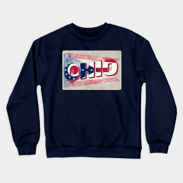 Ohio Vintage style retro souvenir Crewneck Sweatshirt by DesignerPropo